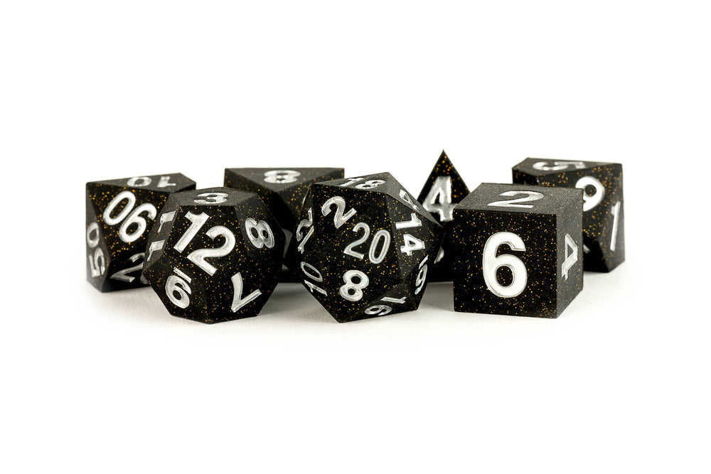 Sharp Edge Silicone Rubber Dice Set