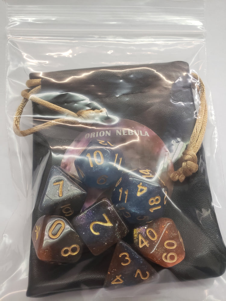 Dice:  Galaxy 7pc polyhedral set