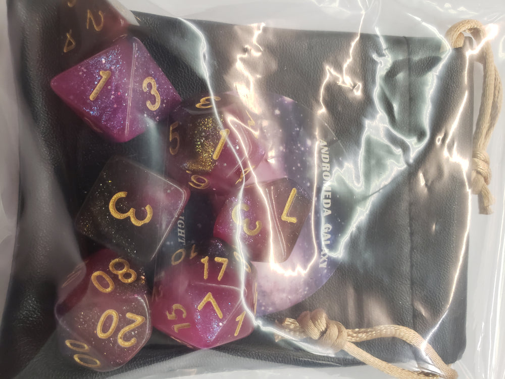 Dice:  Galaxy 7pc polyhedral set