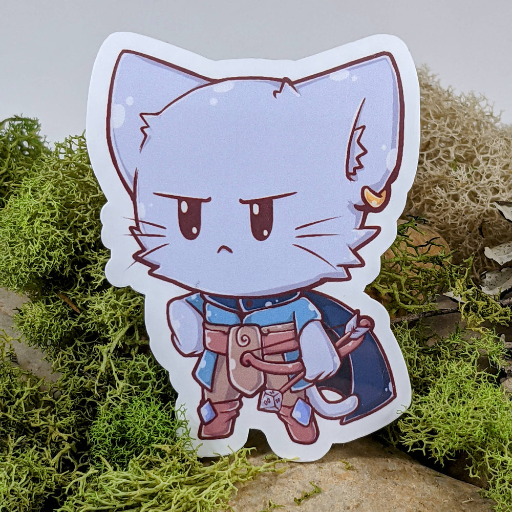 Cat Ranger Tabletop Gaming Sticker - 2.5"