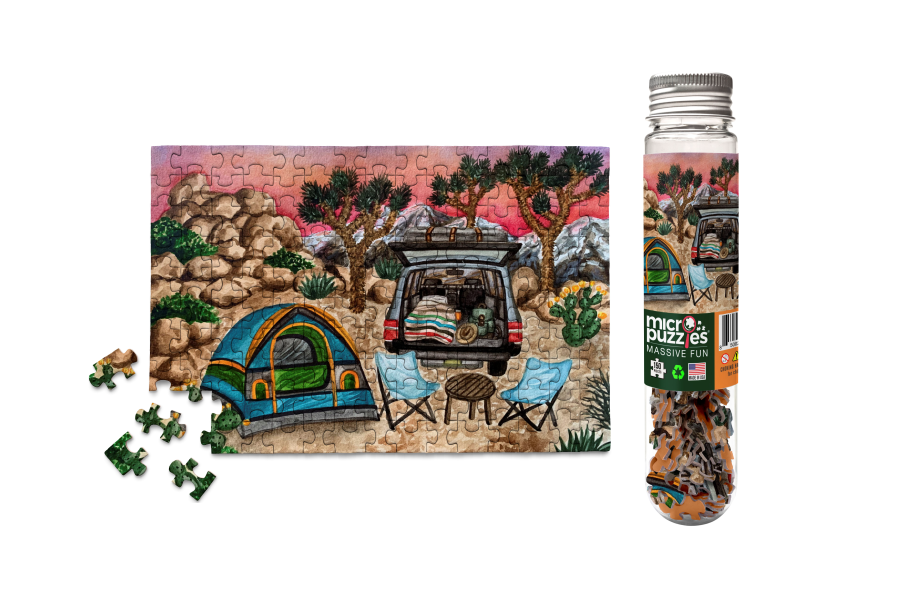 Joshua National Park - Camping Outdoor Jigsaw Puzzle Gift