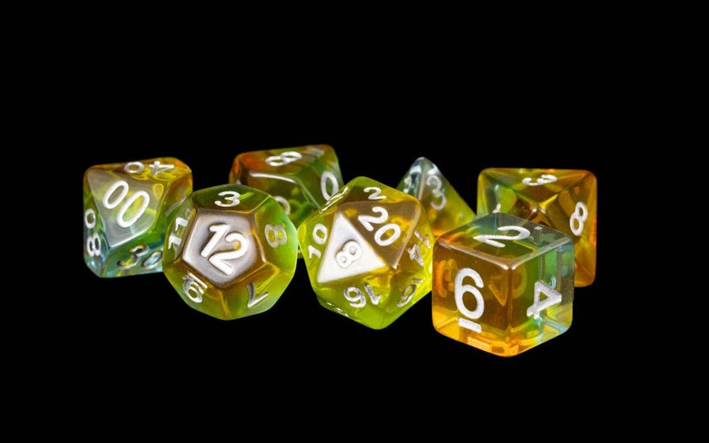 16mm Dice Set Yellow Aurora (662)