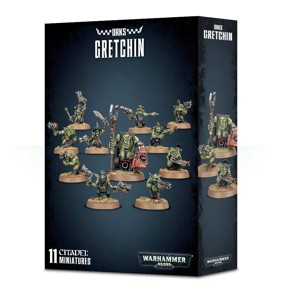 Warhammer 40K Orks: Runtherd and Gretchin (50-16)