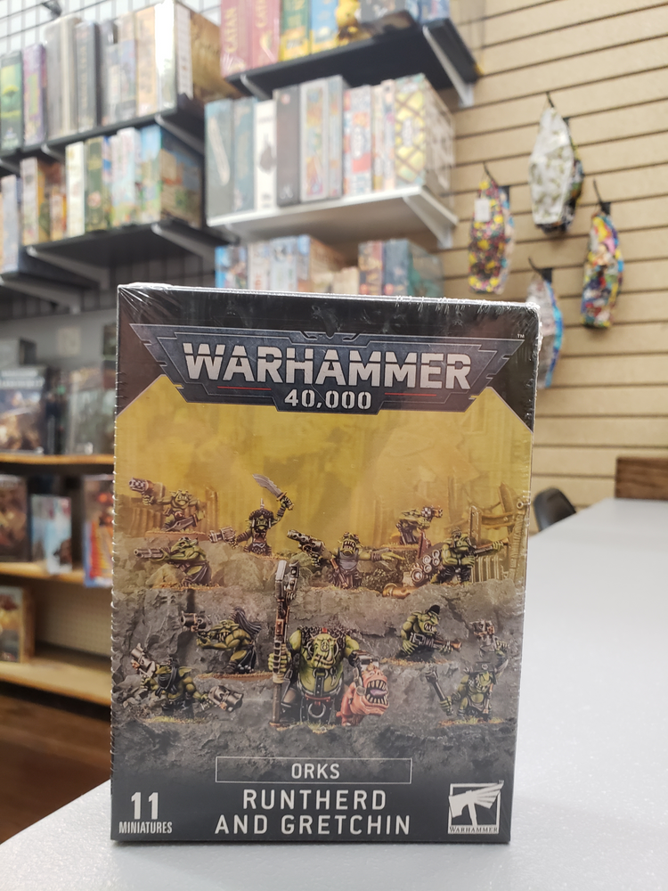 Warhammer 40K Orks: Runtherd and Gretchin (50-16)