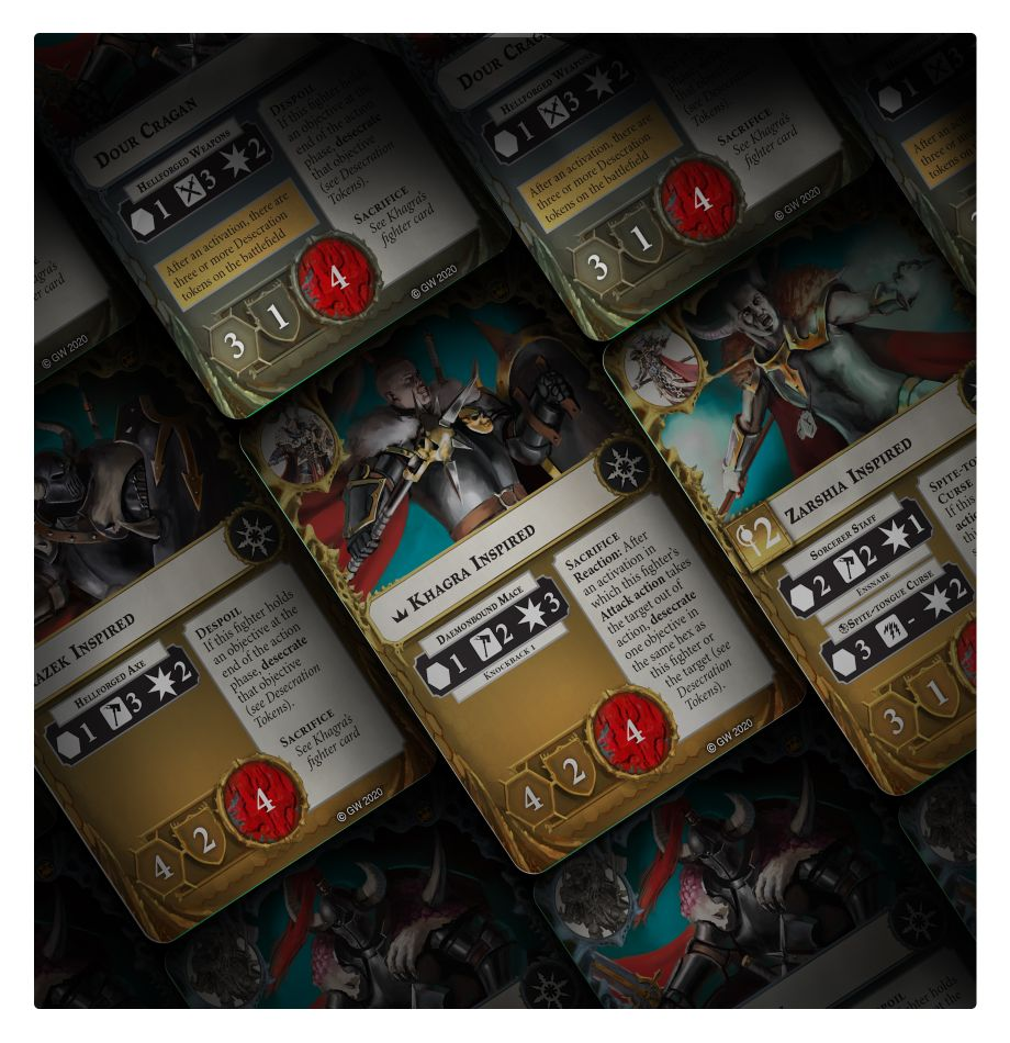 Warhammer Underworlds Direchasm Khagra's Ravagers (110-99)