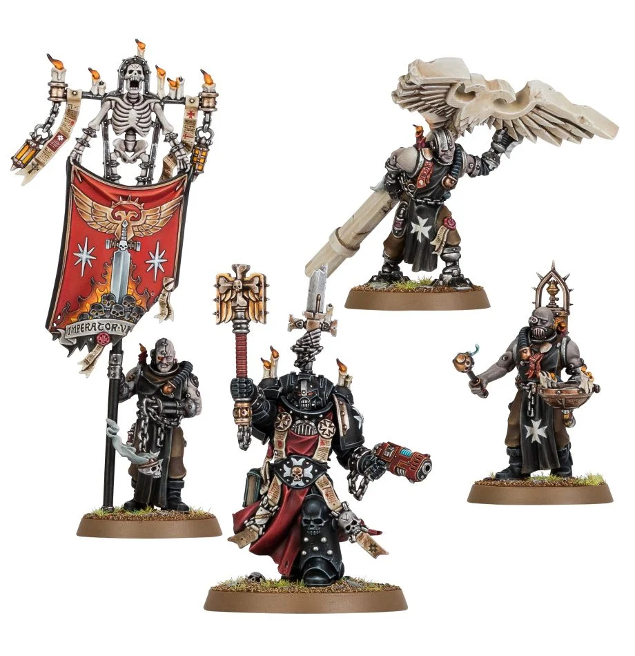 Warhammer 40K Black Templars Grimaldus & Retinue
