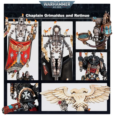 Warhammer 40K Black Templars Grimaldus & Retinue