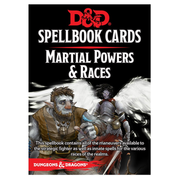 D&D Spellbook Cards: Martial Deck (61 Cards)