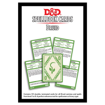 D&D Spellbook Cards: Druid Deck (131 Cards)