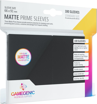 Gamegenic Matte PRIME sleeves
